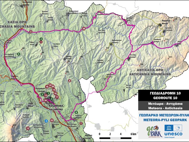 Map of the Georoute